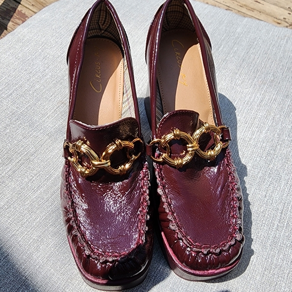 Circus NY by Sam Edelman Burgundy Susie Loafer - Size 8 - Picture 2 of 12